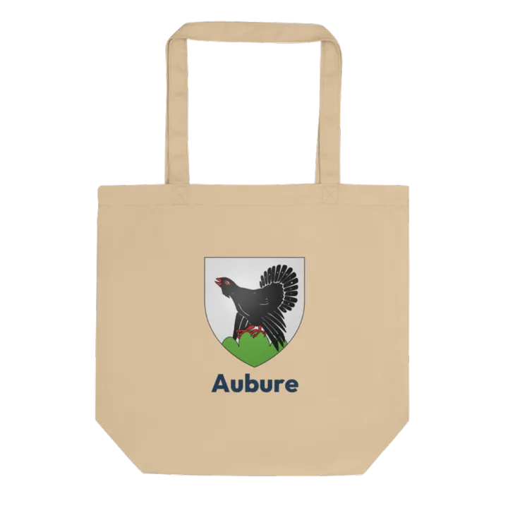 Tote bag coton bio — blason d'Aubure