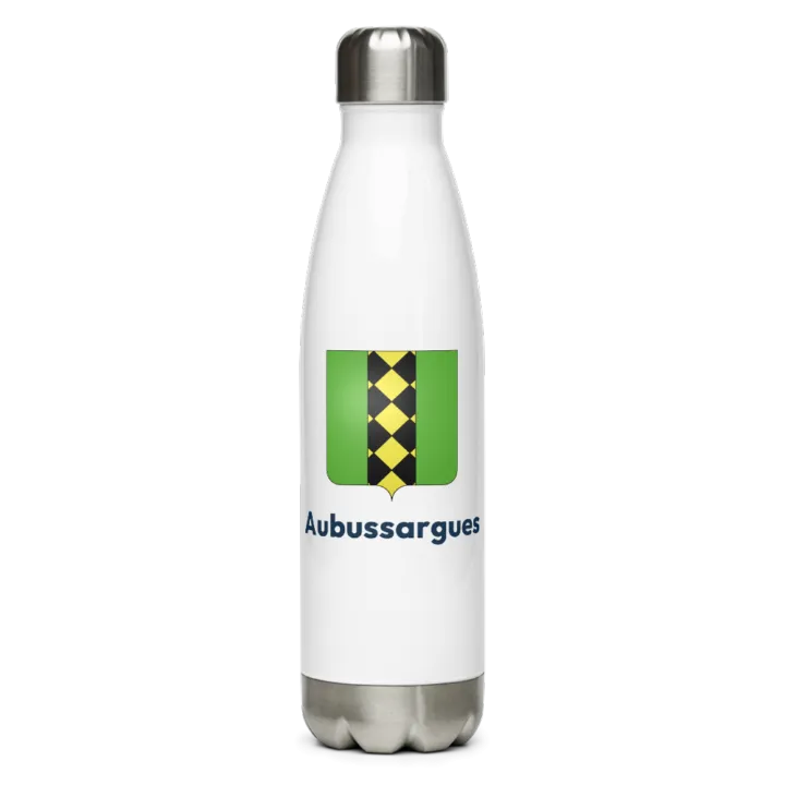 Gourde inox blason de Aubussargues