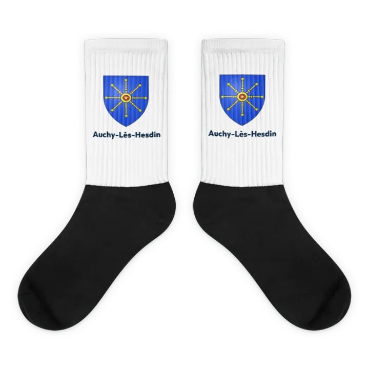 Chaussettes — blason d'Auchy-lès-Hesdin