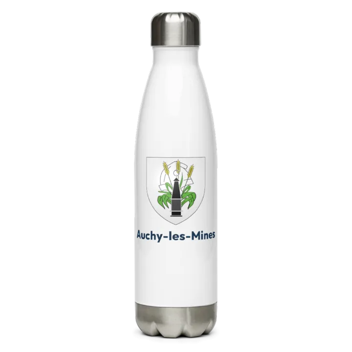 Gourde inox blason de Auchy-les-Mines