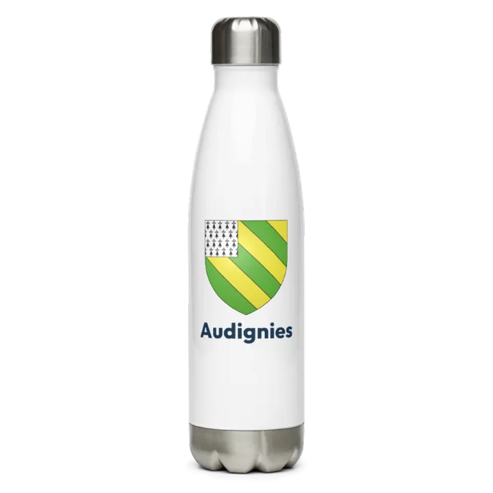 Gourde inox blason de Audignies