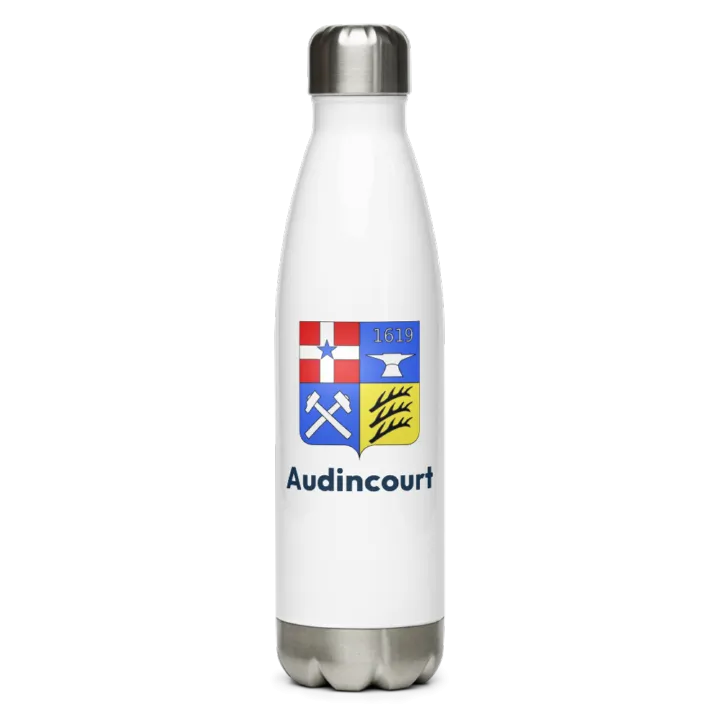 Gourde inox blason de Audincourt