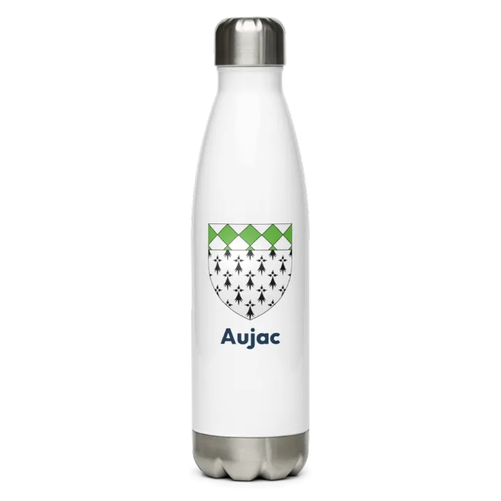 Gourde inox blason de Aujac