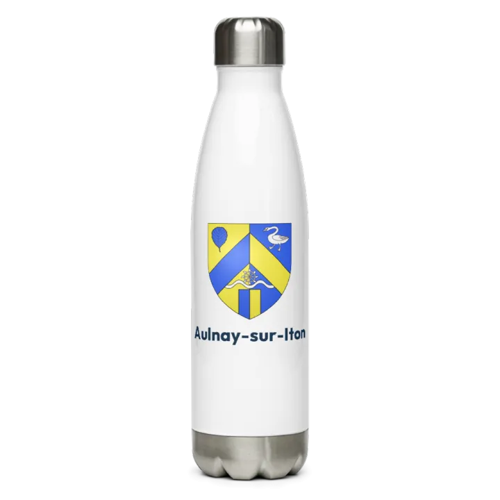 Gourde inox blason de Aulnay-sur-Iton
