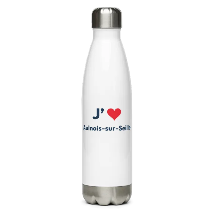 Gourde inox « J’❤ Aulnois-sur-Seille »