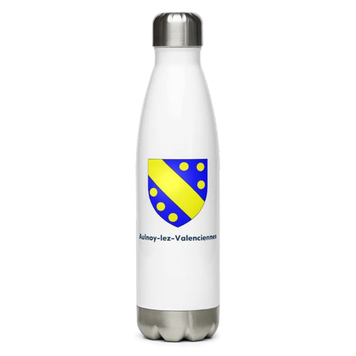 Gourde inox blason de Aulnoy-lez-Valenciennes