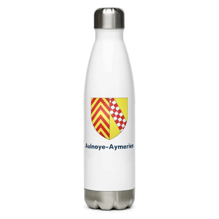 Gourde inox — blason d'Aulnoye-Aymeries