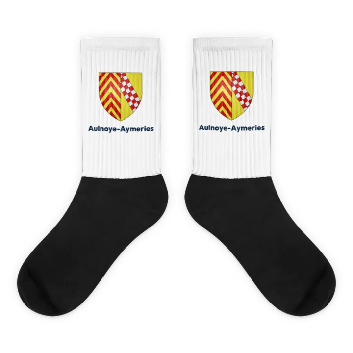 Chaussettes — blason d'Aulnoye-Aymeries
