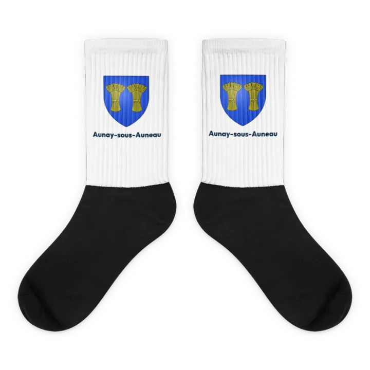Chaussettes — blason d'Aunay-sous-Auneau