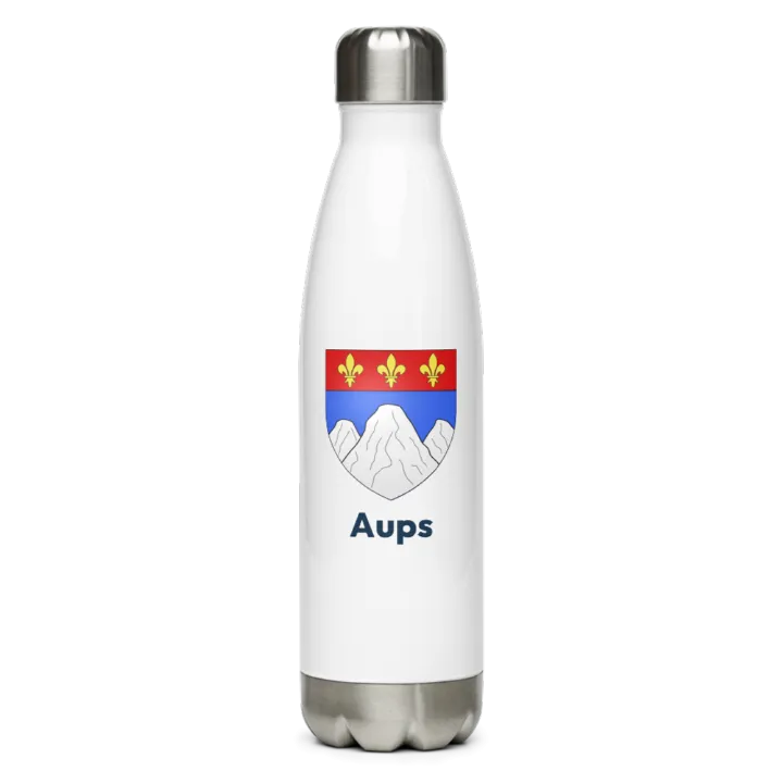 Gourde inox blason de Aups
