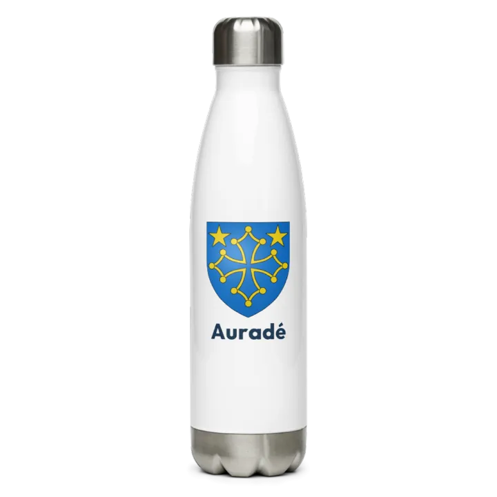 Gourde inox blason de Auradé