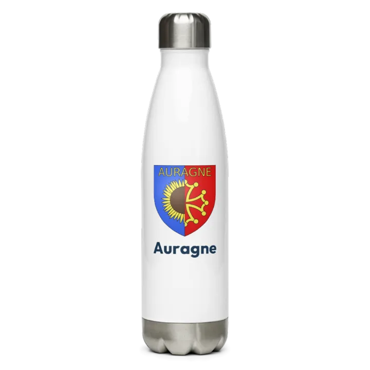 Gourde inox blason de Auragne