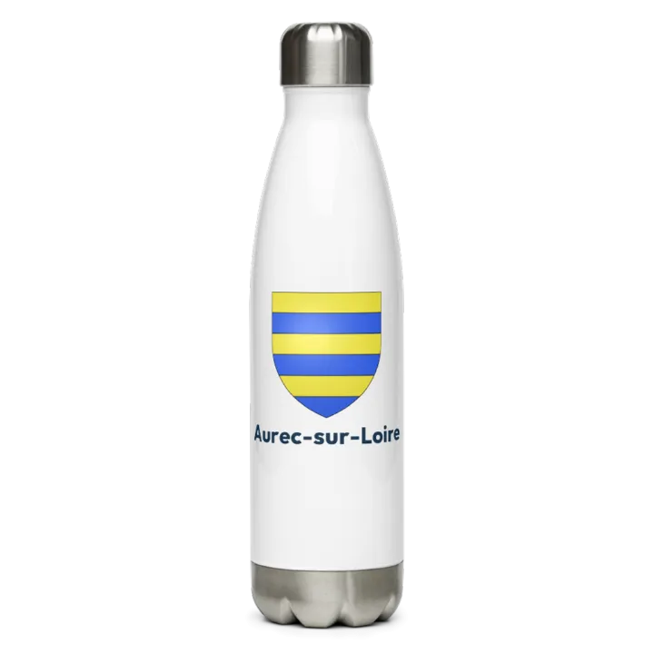 Gourde inox blason de Aurec-sur-Loire