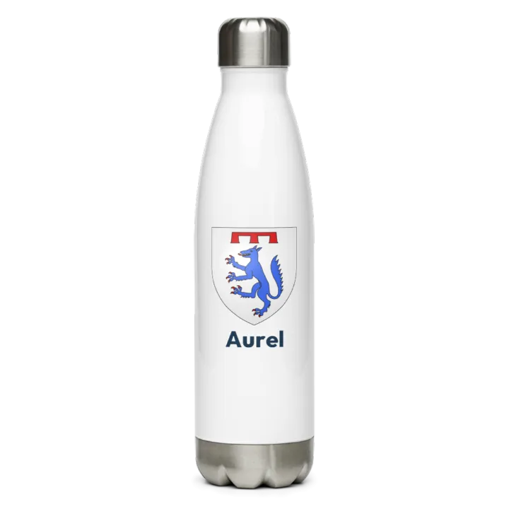 Gourde inox blason de Aurel