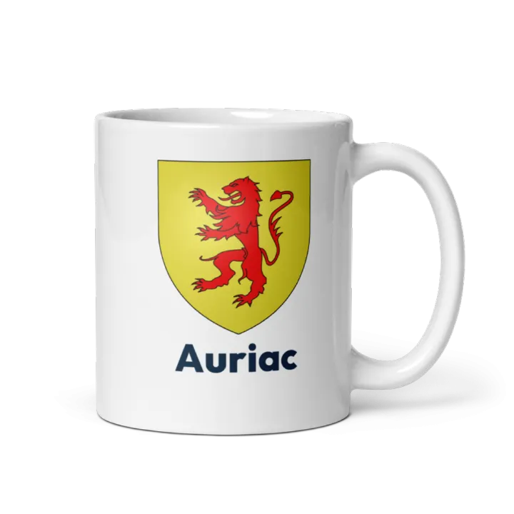 Mug blason de Auriac