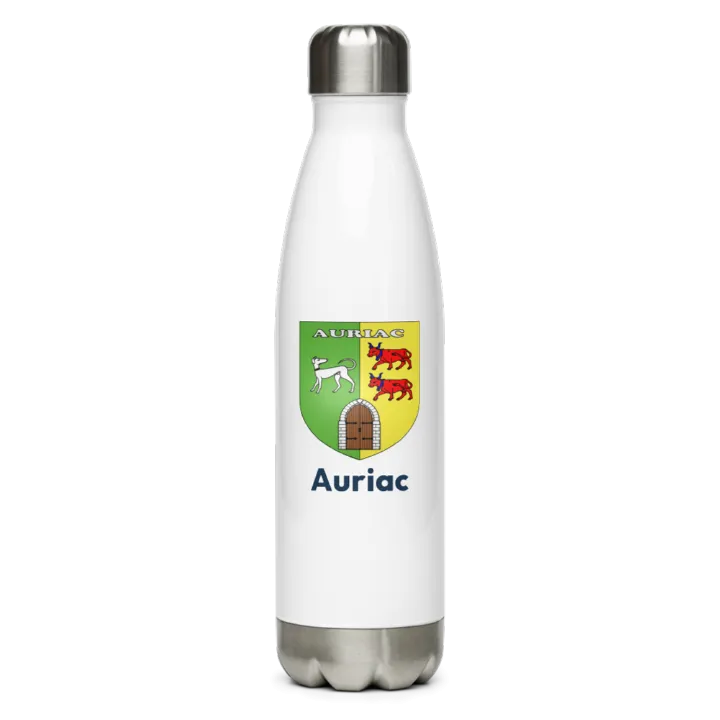 Gourde inox blason de Auriac