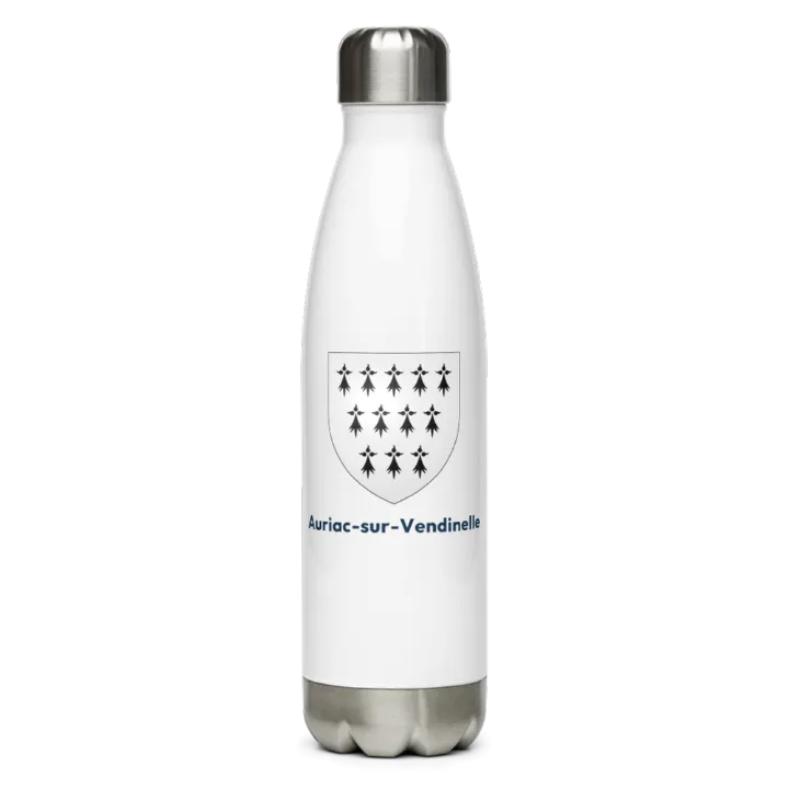 Gourde inox blason de Auriac-sur-Vendinelle