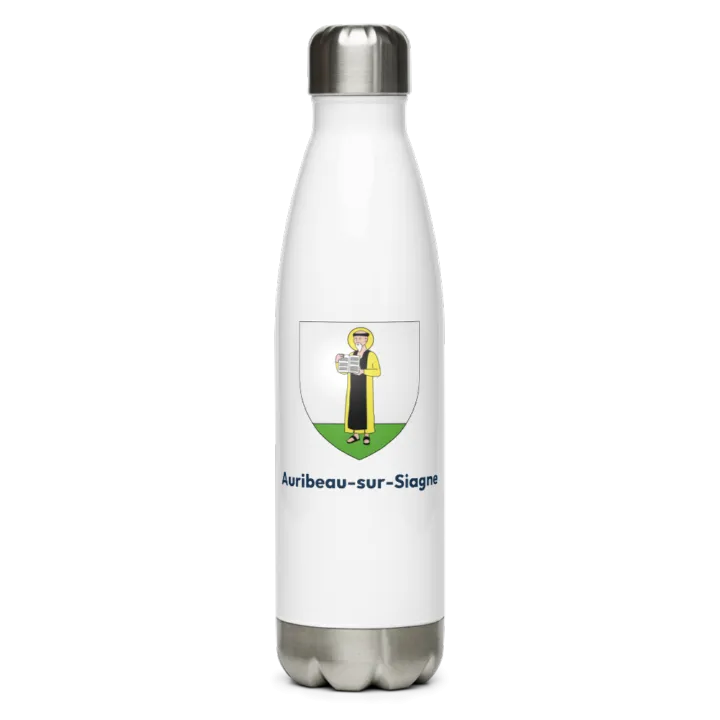 Gourde inox blason de Auribeau-sur-Siagne