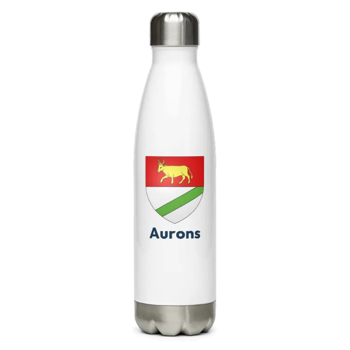 Gourde inox blason de Aurons