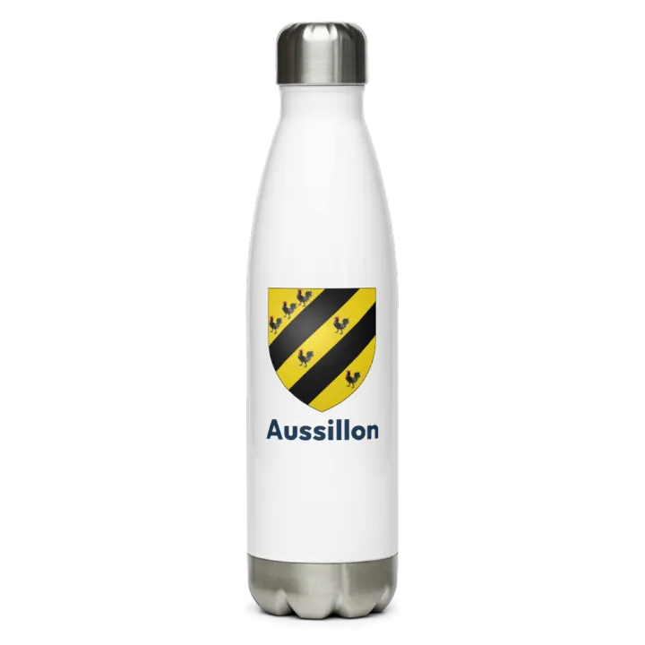 Gourde inox blason de Aussillon