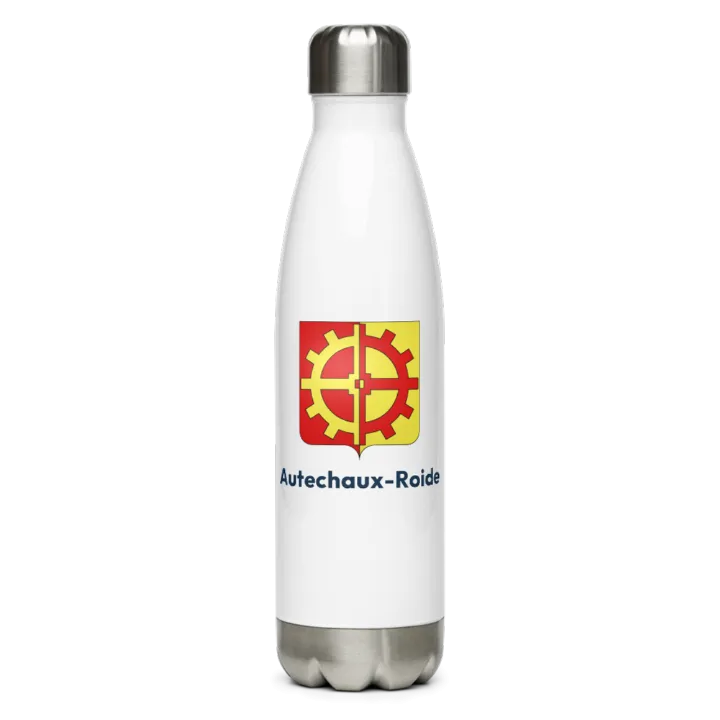 Gourde inox blason de Autechaux-Roide