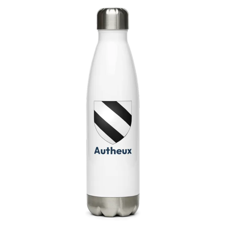 Gourde inox — blason d'Autheux