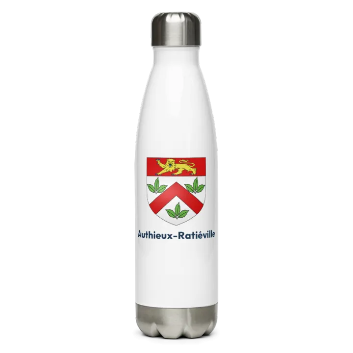 Gourde inox blason de Authieux-Ratiéville