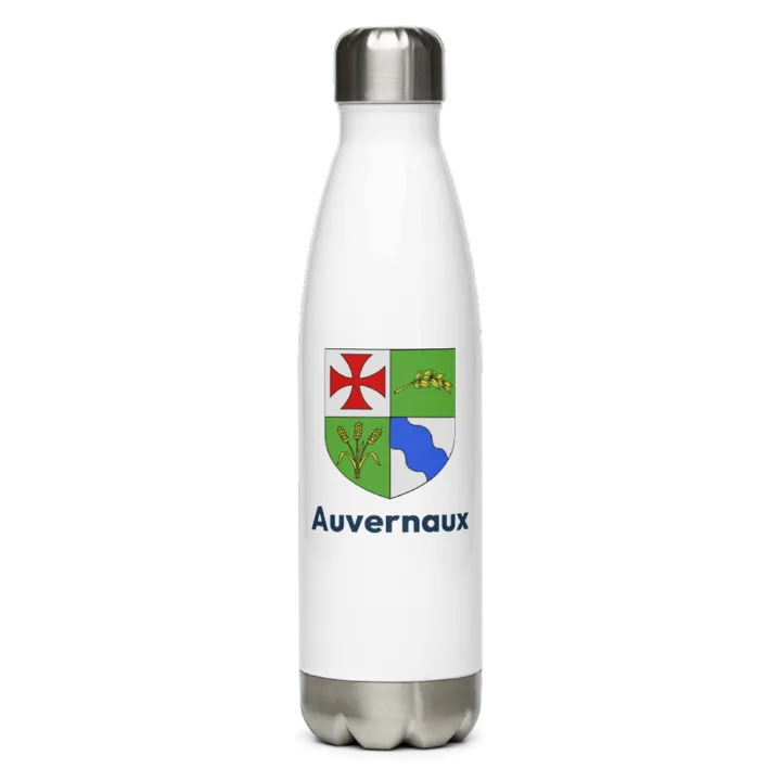 Gourde inox blason de Auvernaux