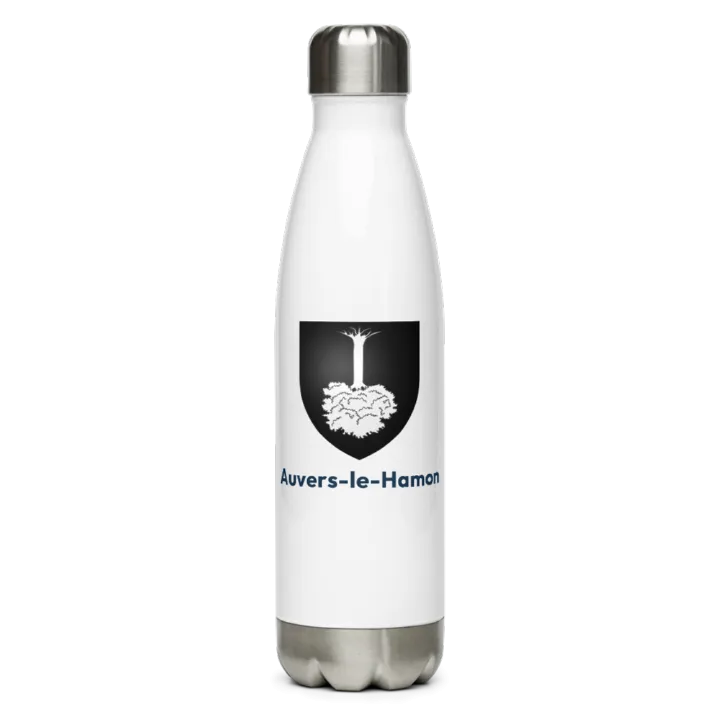 Gourde inox blason de Auvers-le-Hamon