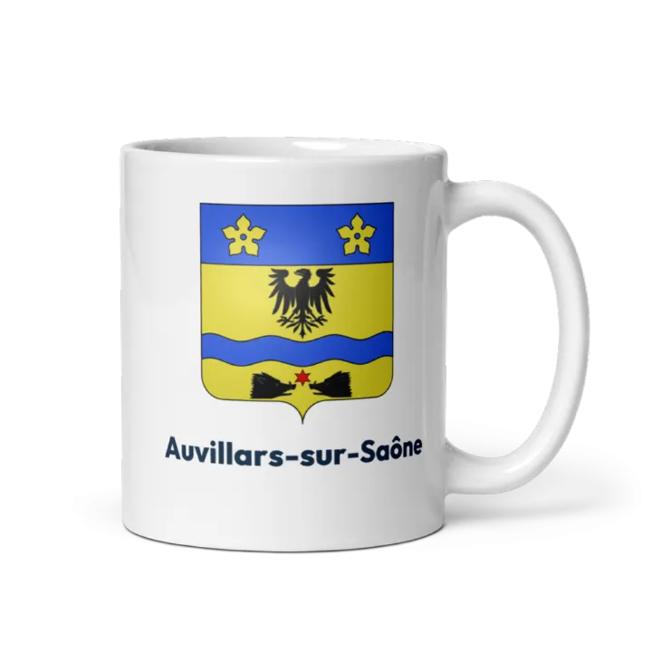 Mug blason de Auvillars-sur-Saône