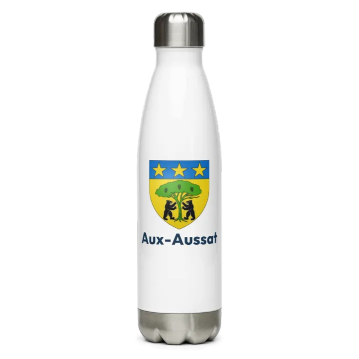 Gourde inox blason de Aux-Aussat