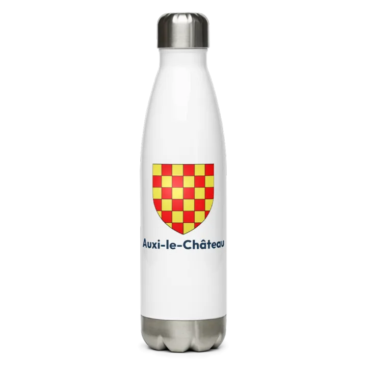 Gourde inox blason de Auxi-le-Château