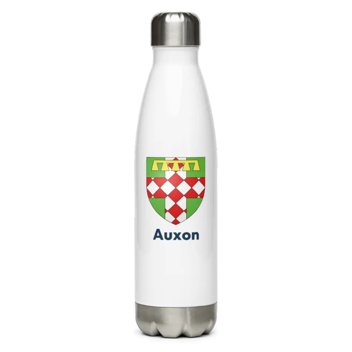 Gourde inox — blason d'Auxon