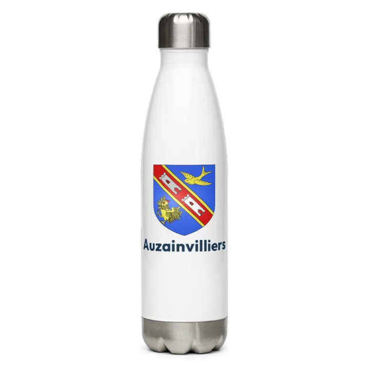 Gourde inox blason de Auzainvilliers