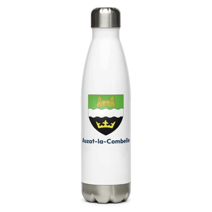 Gourde inox — blason d'Auzat-la-Combelle