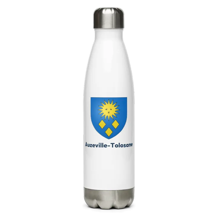 Gourde inox — blason d'Auzeville-Tolosane