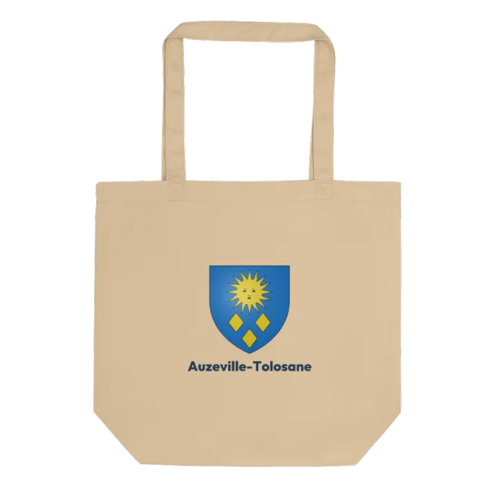 Tote bag coton bio — blason d'Auzeville-Tolosane