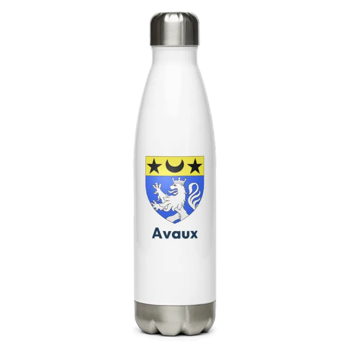 Gourde inox blason de Avaux