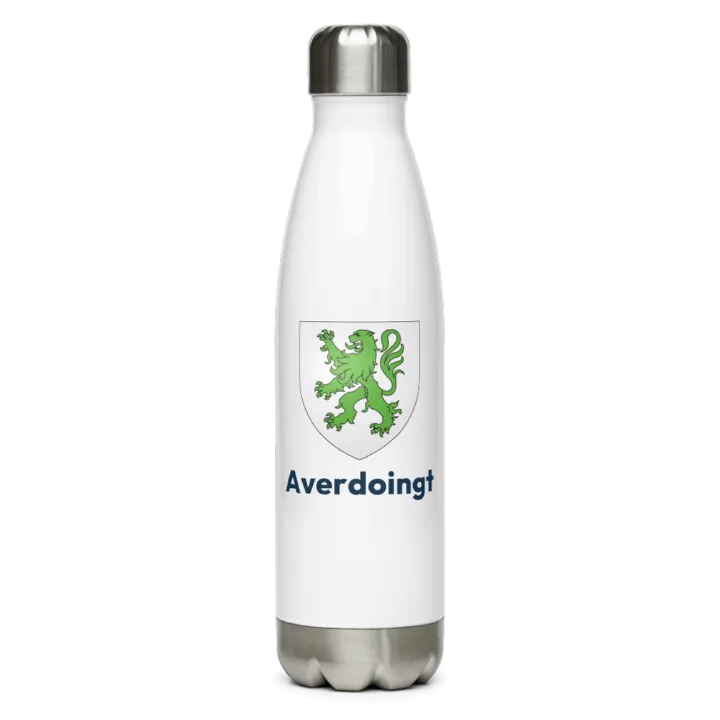 Gourde inox blason de Averdoingt