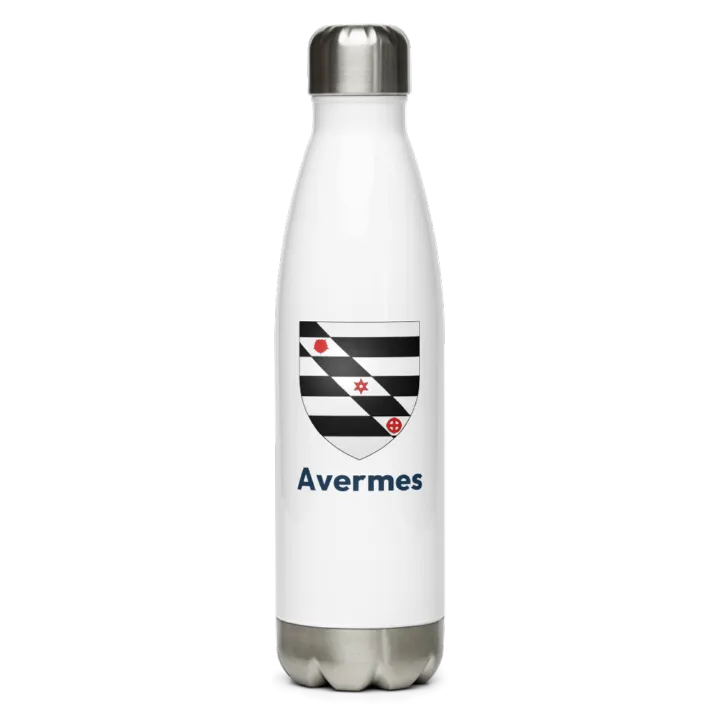 Gourde inox blason de Avermes
