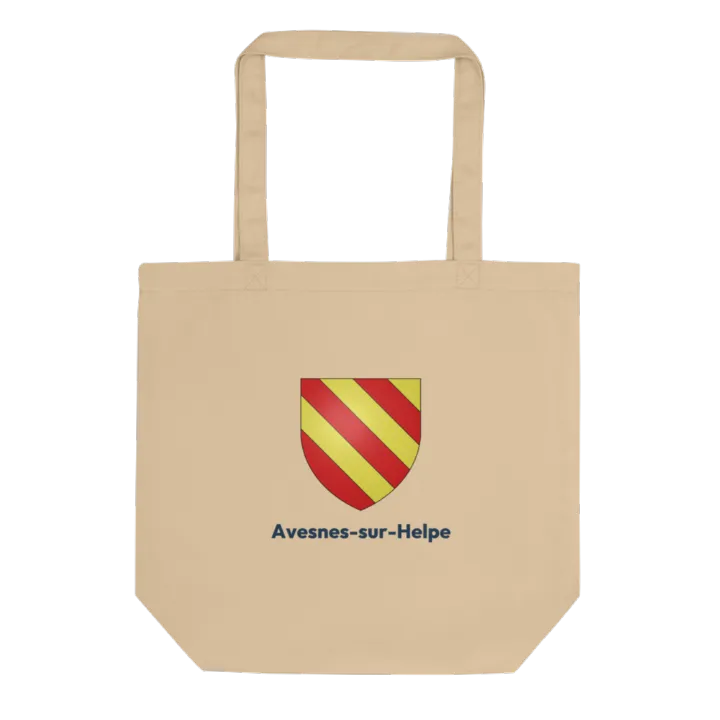 Tote bag coton bio — blason d'Avesnes-sur-Helpe