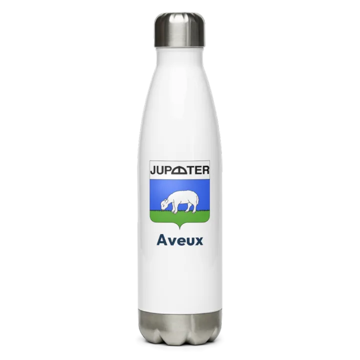 Gourde inox blason de Aveux