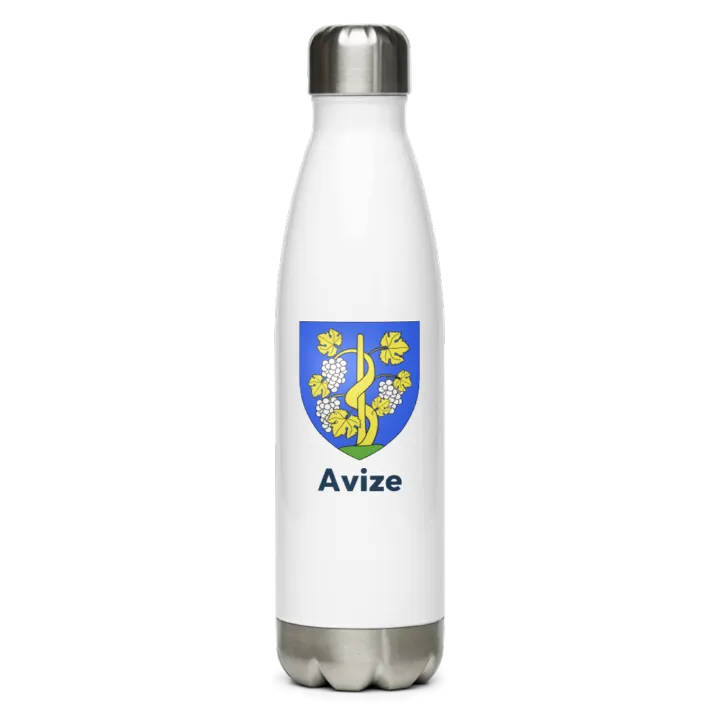 Gourde inox blason de Avize