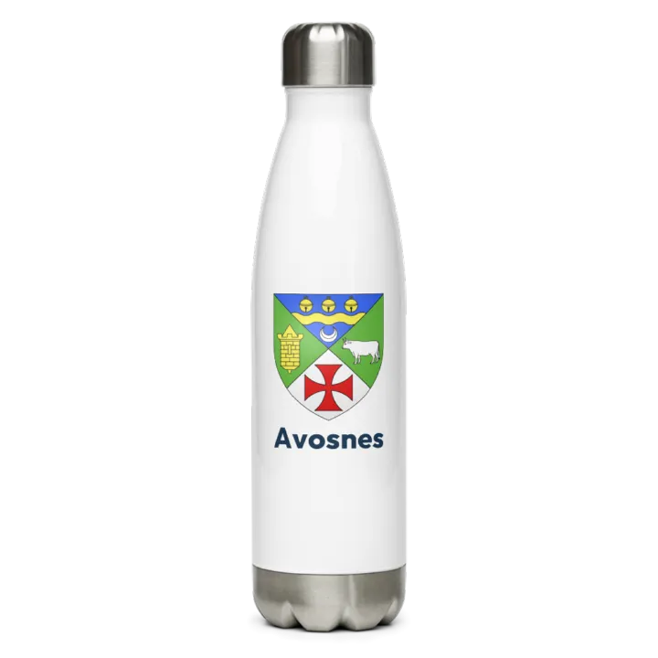 Gourde inox — blason d'Avosnes