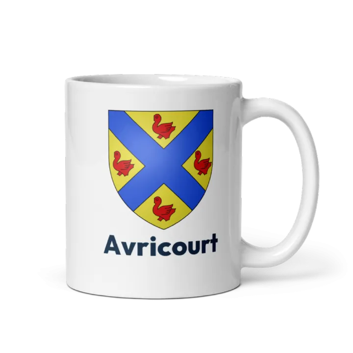 Mug blason de Avricourt