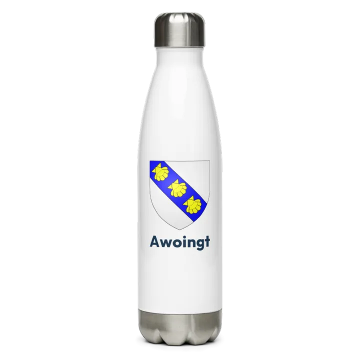 Gourde inox blason de Awoingt