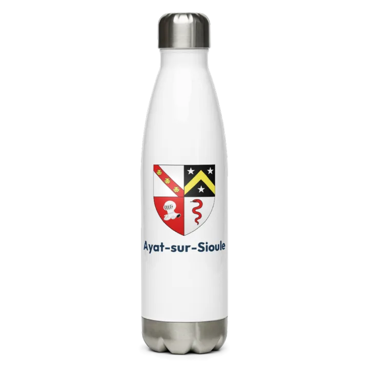 Gourde inox — blason d'Ayat-sur-Sioule