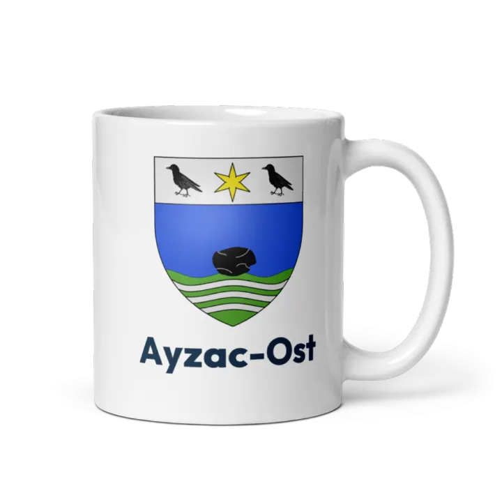 Mug blason de Ayzac-Ost