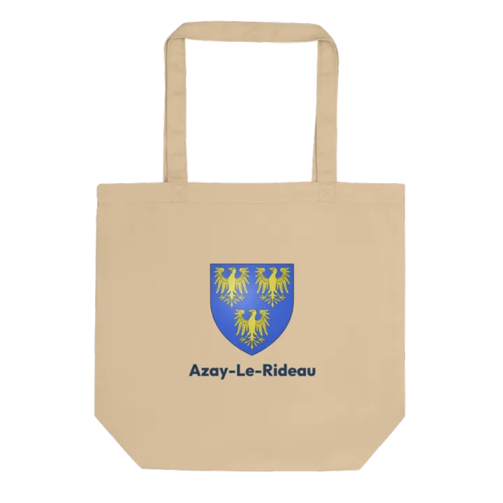 Tote bag coton bio — blason d'Azay-le-Rideau