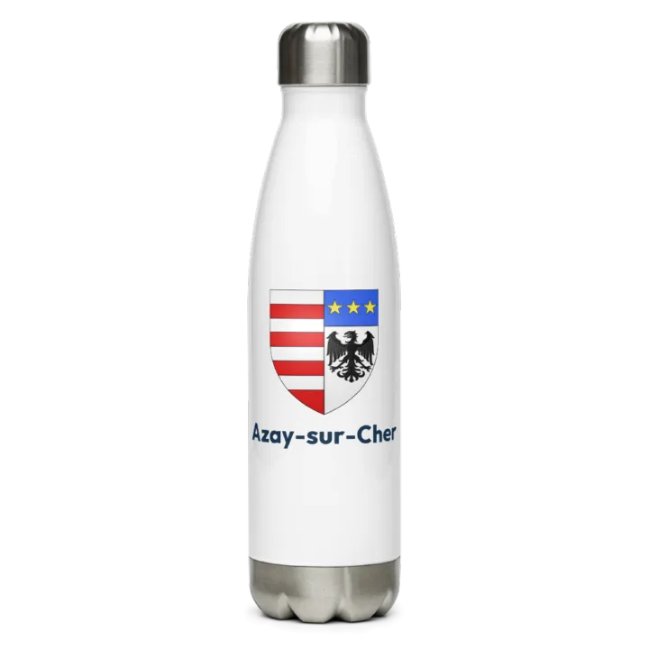 Gourde inox blason de Azay-sur-Cher